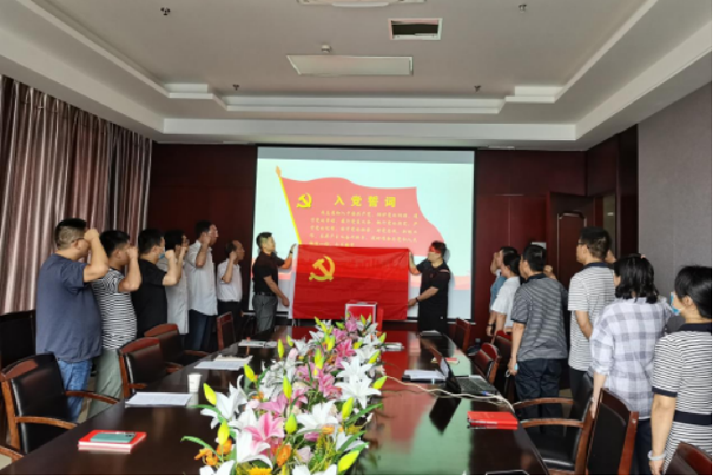 机关二支部开展“预备党员入党宣誓党员重温入党誓词”主题党日活动